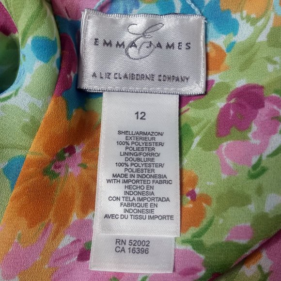 Emma & James Reversible Floral Polka Dot Skirt 12 - Picture 9 of 11